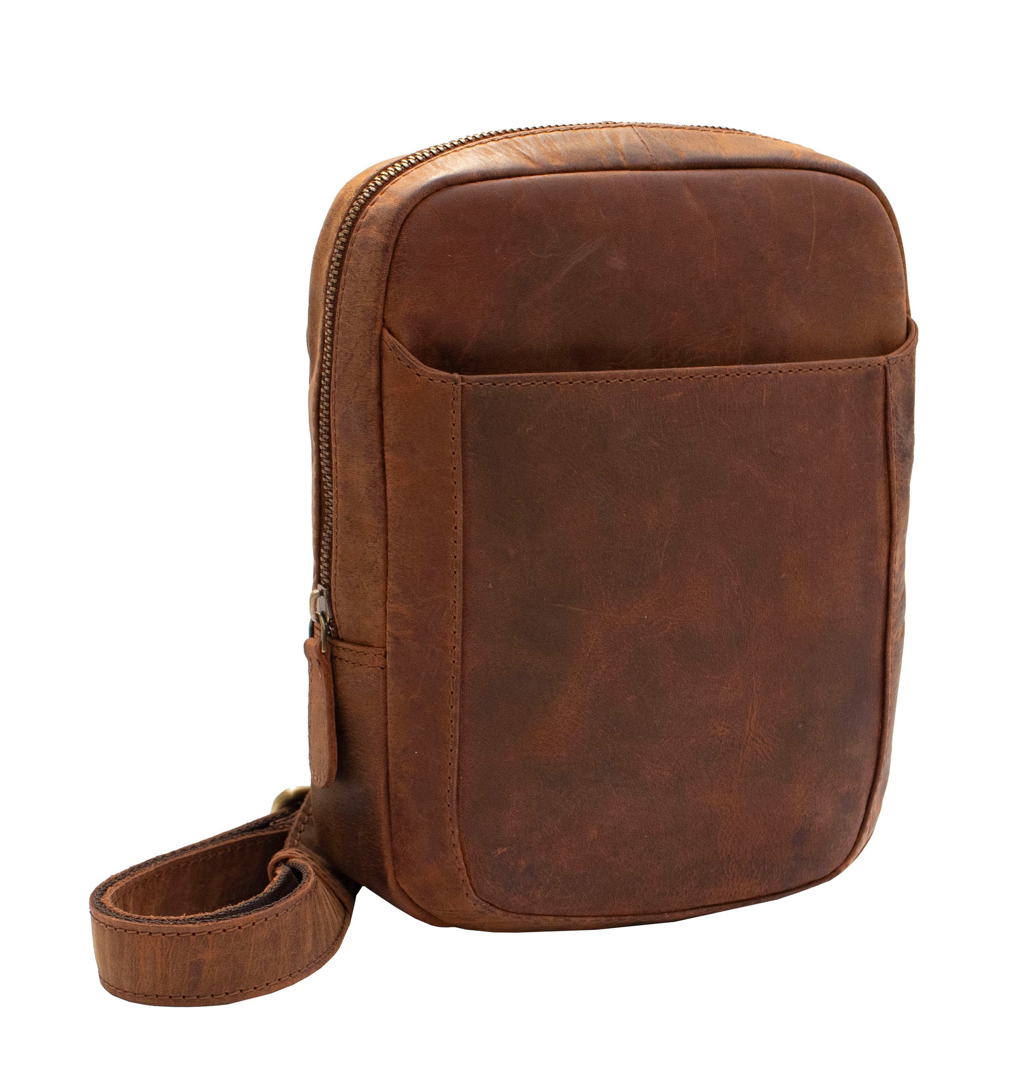 Galaxy Men's Brown Bag with front flap – 1037