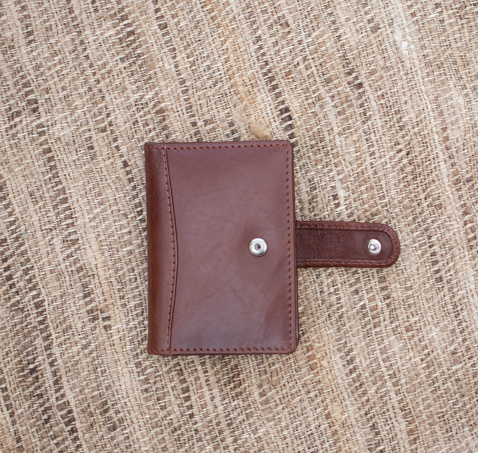 VT Luxury Vintage Brown Leather Travel RFID Card Holder - 9801