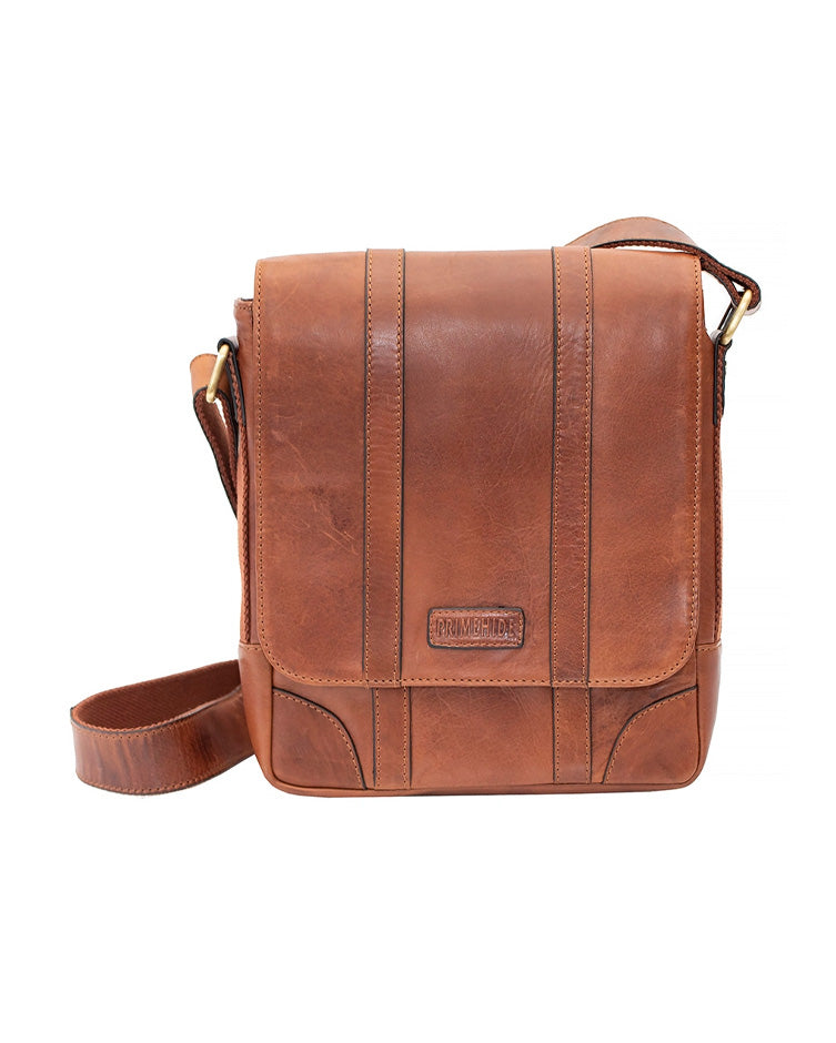 Ridgeback Small Leather Messenger Bag - 673