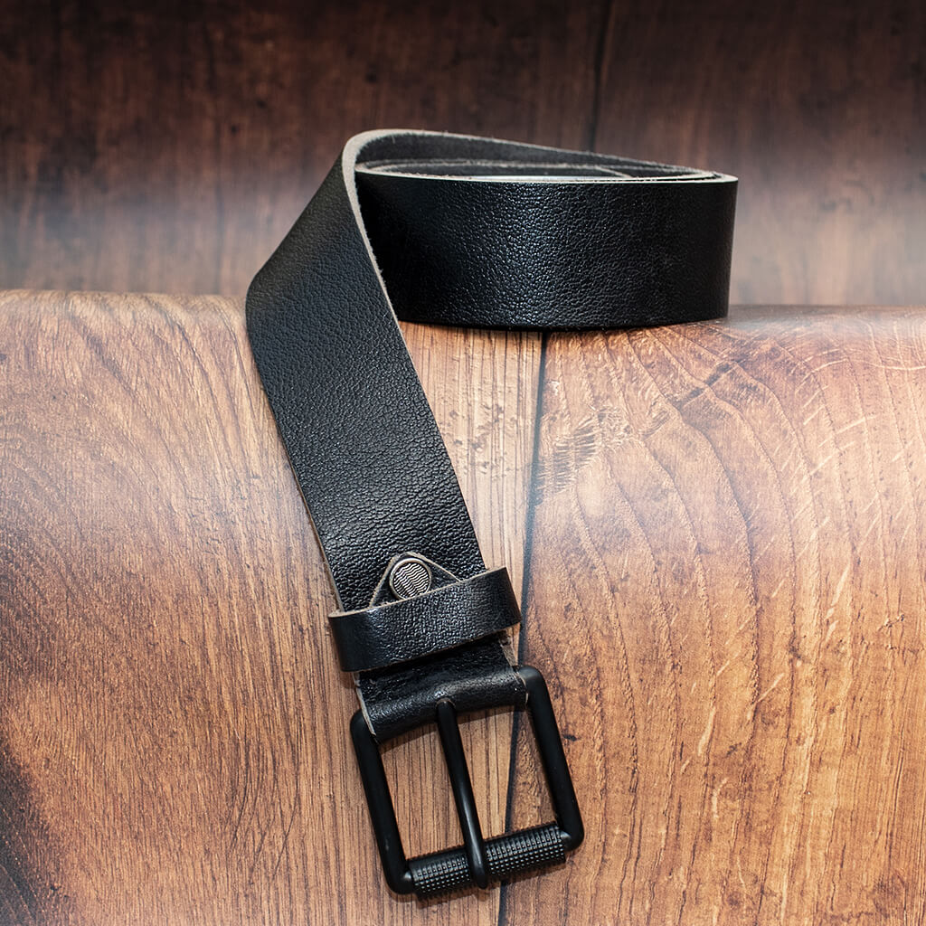 Men's Leather Roller Buckle Belt - BELT201/201