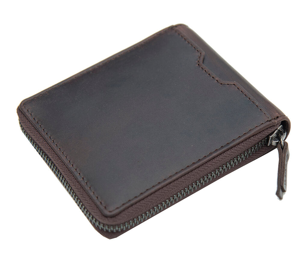 Alperto RFID Zip Around Leather Wallet - 4257
