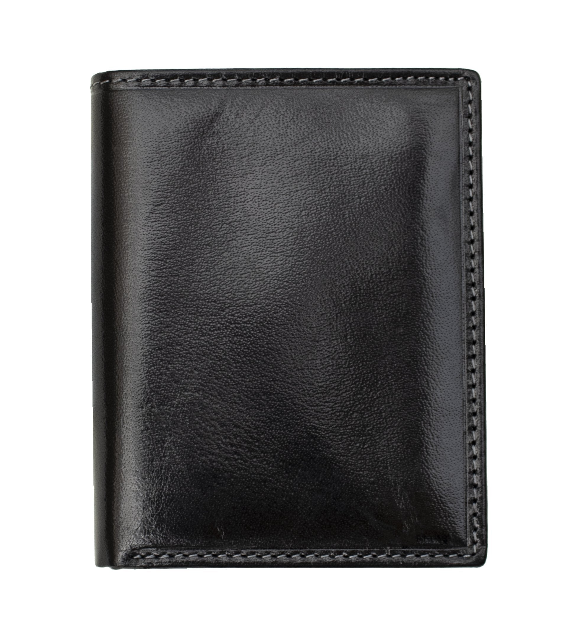Lazio RFID Vertical Trifold Leather Wallet - 4703