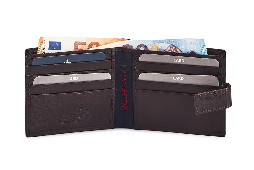 Ricco RFID Bifold Card Leather Wallet - 5401