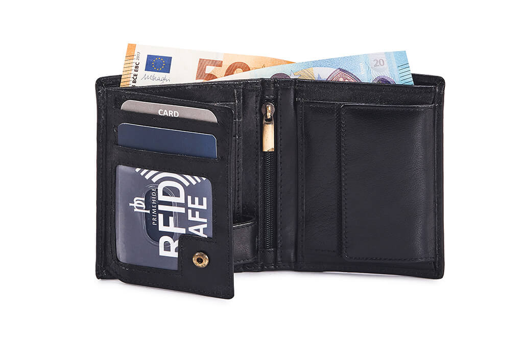 Ricco RFID Vertical Trifold Wallet - 5403