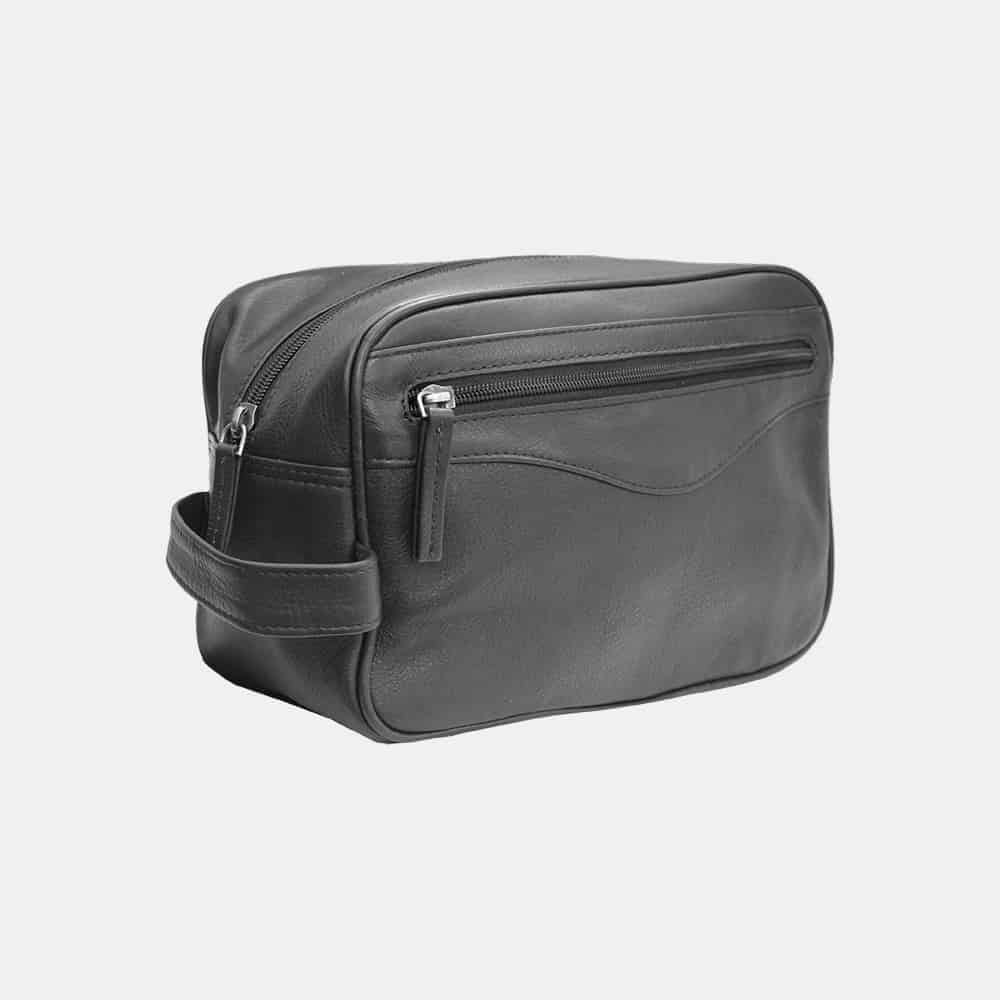 Travel Unisex Leather Washbag/Toiletry Bag - 918