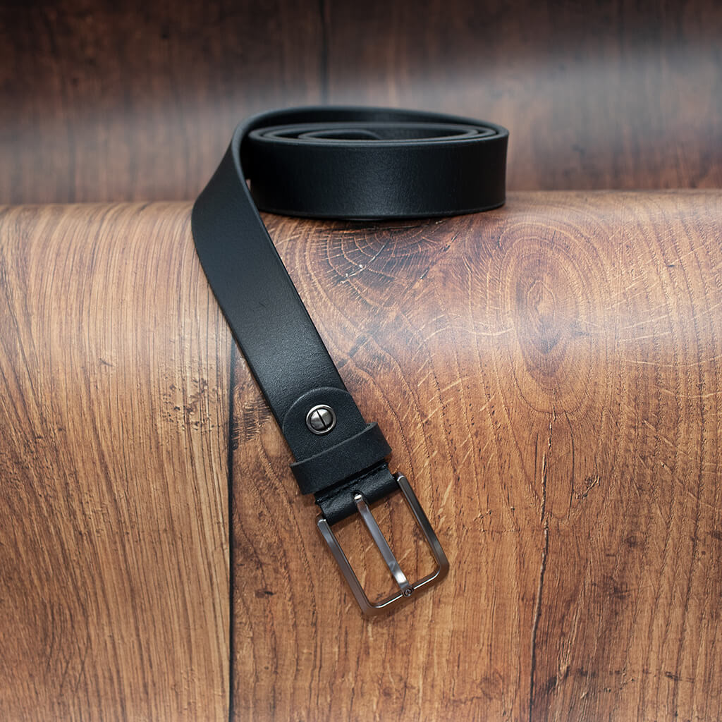 Men's Narrow Oiled Leather Belt - BELT20