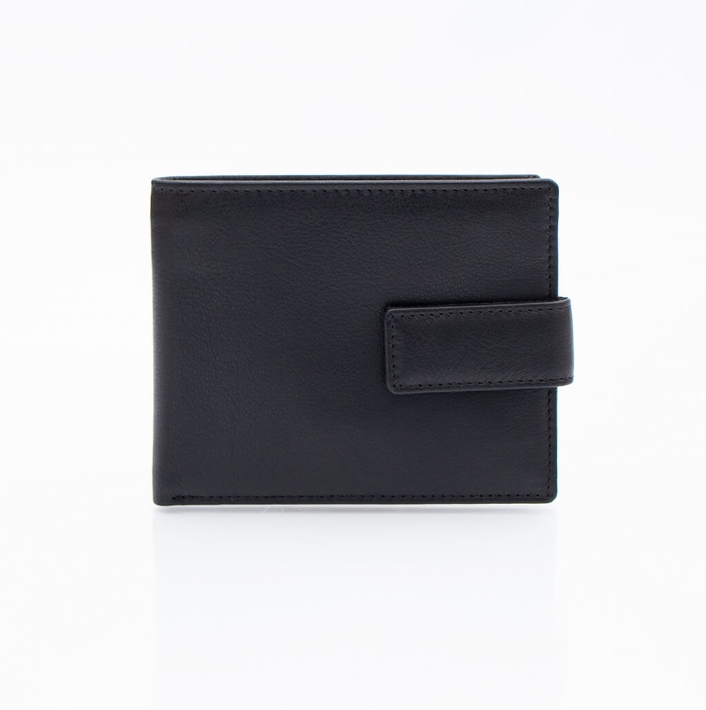 Ascort Men's Luxury Leather Trifold Wallet - 72875