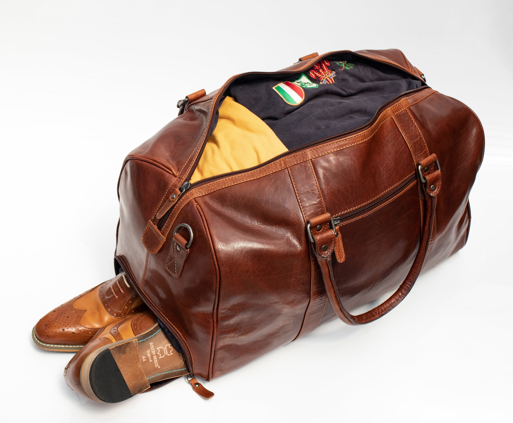 Tribal Holdall With Shoe Compartment Vintage Brown - 5590
