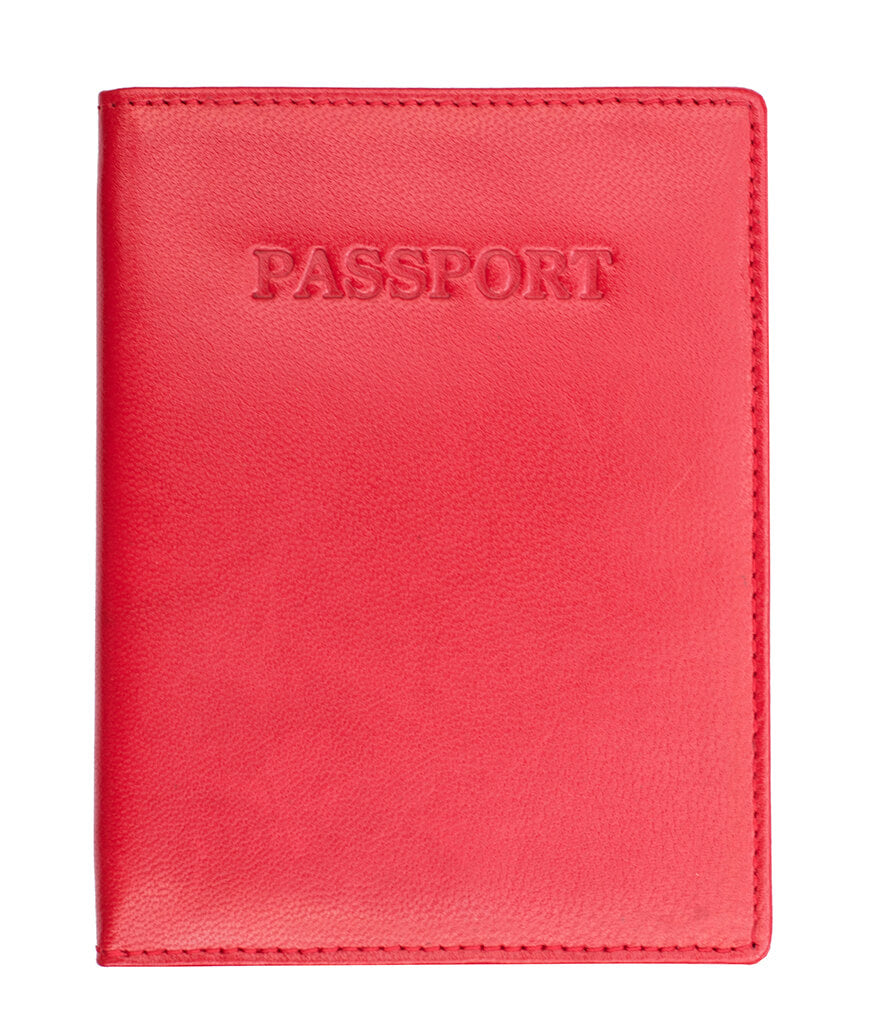 Passport RFID Leather Book Holder - 696