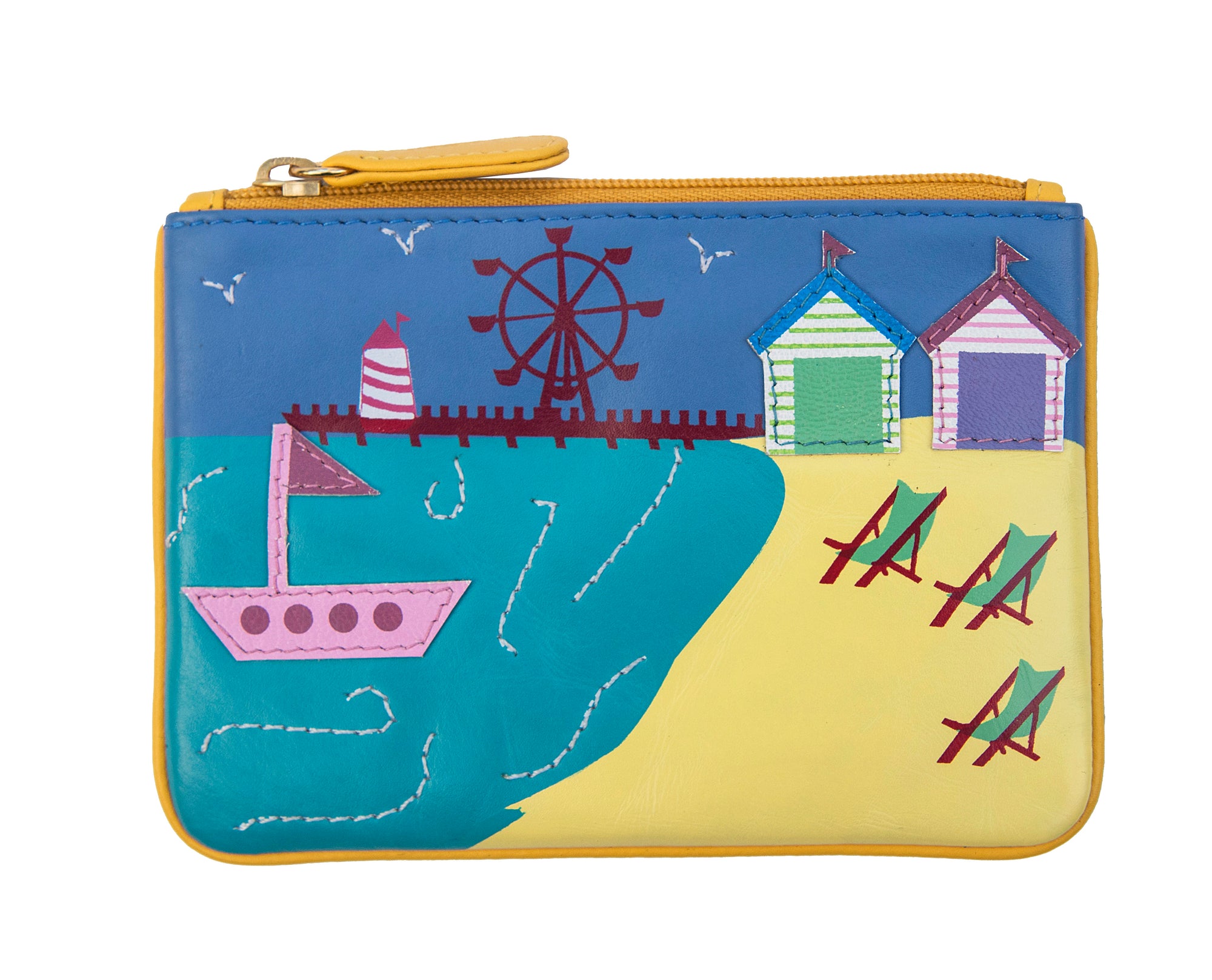Seaside RFID Coin Picture Purse - 728