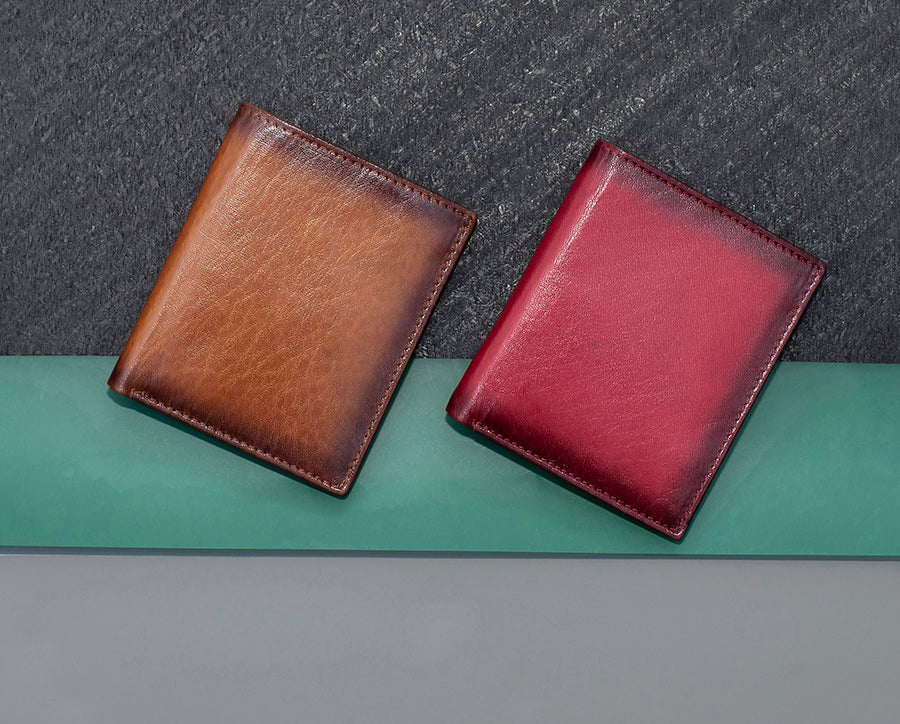 Carlton Leather Bifold Flap Up Wallet - 4187